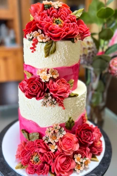 Buttercream Floral Cake